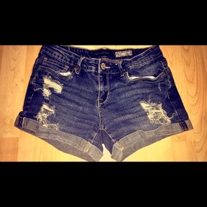 Denim shorts